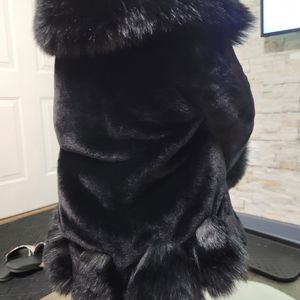 Kids faux Kids furl jacket